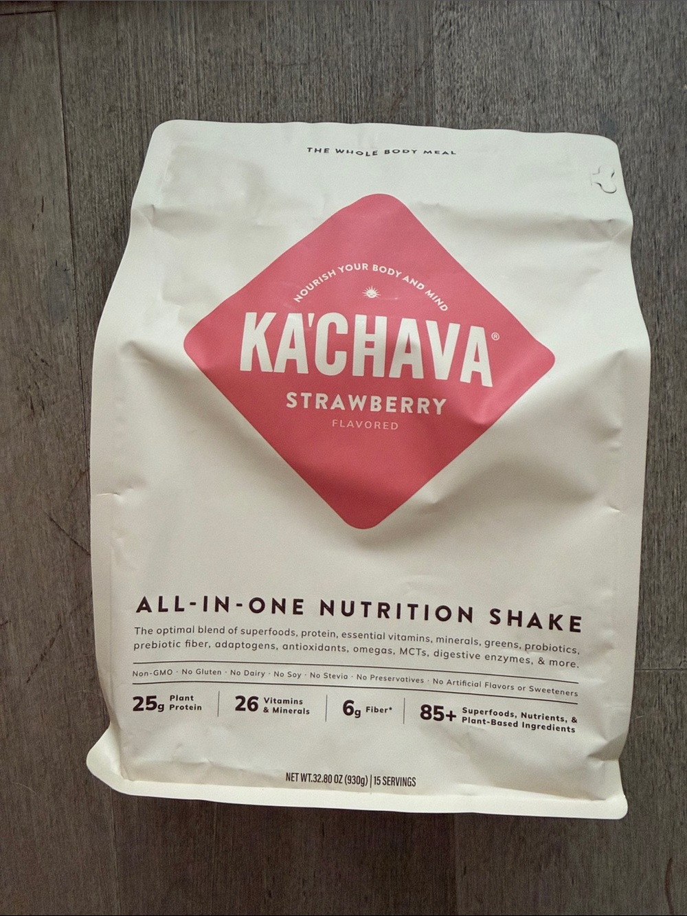 Kachava Strawberry All-In-One Nutrition Shake